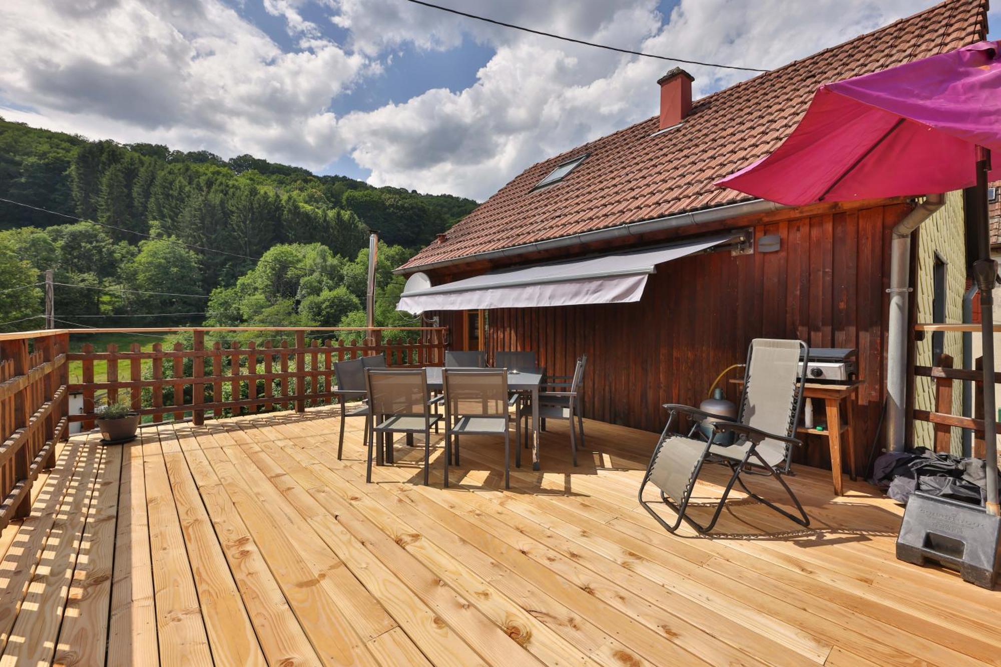 Le Chalet Du Tanet Spa Sauna Terrasse En Alsace Soultzeren Eksteriør billede